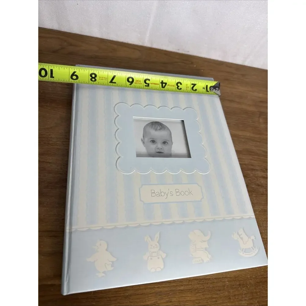 Anna Griffin Baby's Book Blue Boy 8.5x11 Milestone Keepsake C.R. Gibson B2-8173